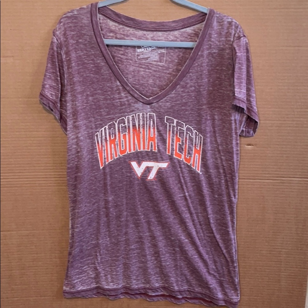 Women's Virginia Tech Burnout Short Sleeve T-shirt